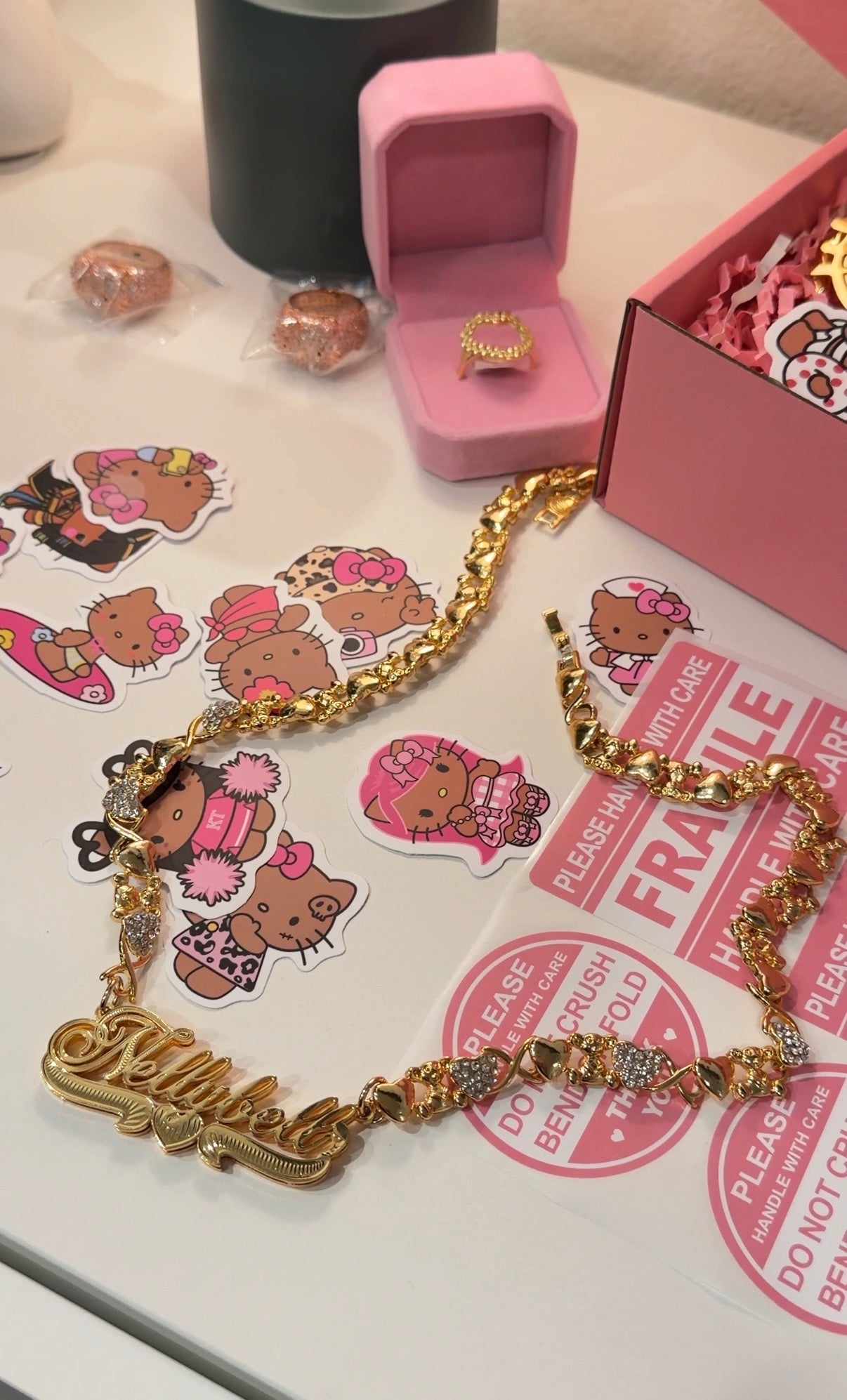 XO DOUBLE NAMEPLATE TEDDY BEAR🧸