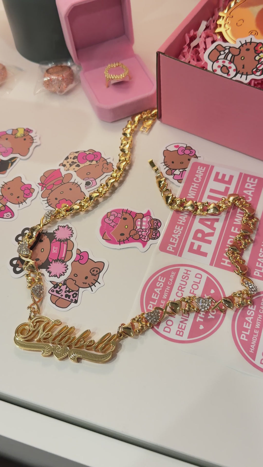 XO DOUBLE NAMEPLATE TEDDY BEAR🧸